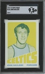 1972 Topps #110 John Havlicek 9 card progressive proof.